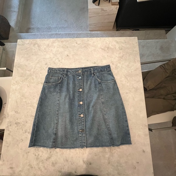 All Saints Jean Mini Skirt - Picture 5 of 6